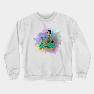 vespa mania Crewneck Sweatshirt